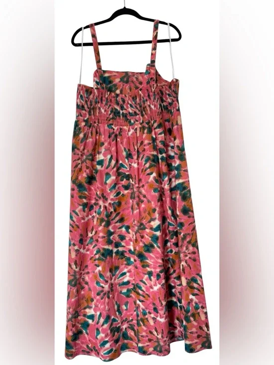 The Good Journey Floral Cotton Midi Dress, Size 20W - NWT - Picture 5 of 9